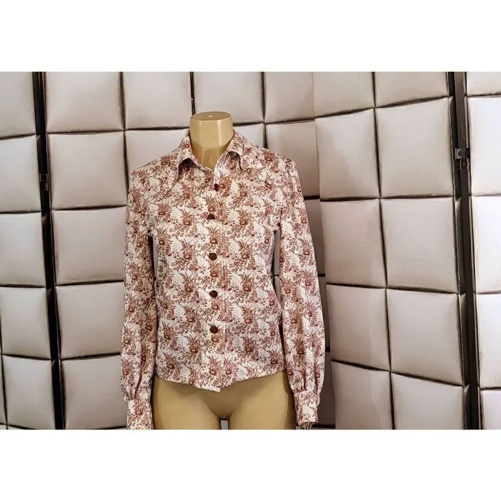 Vintage polyester blouse
